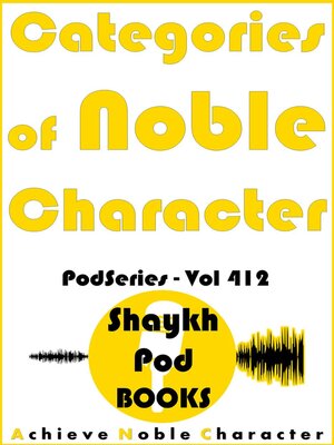 cover image of Categories of Noble Character